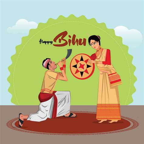 Bihu Festival Celebration Drawing // Happy Bihu .